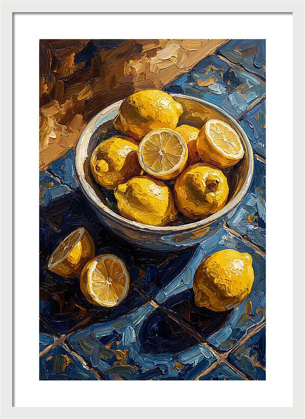 Bowl Of Fresh Lemons