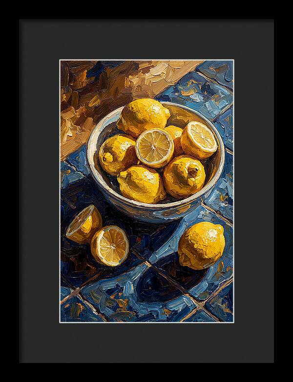 Bowl Of Fresh Lemons