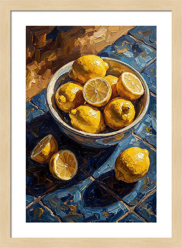 Bowl Of Fresh Lemons