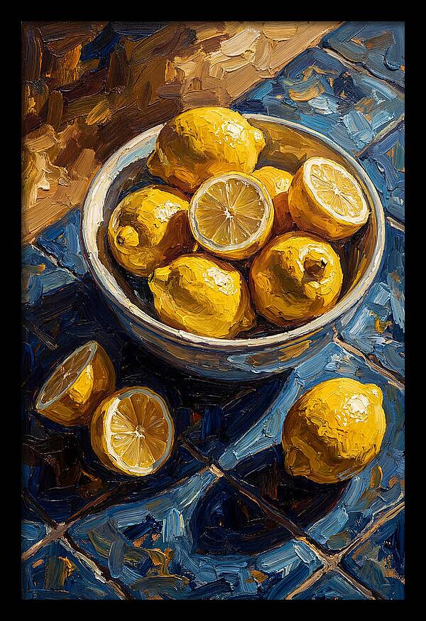Bowl Of Fresh Lemons