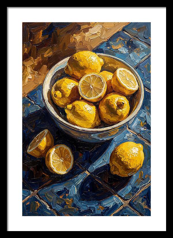 Bowl Of Fresh Lemons