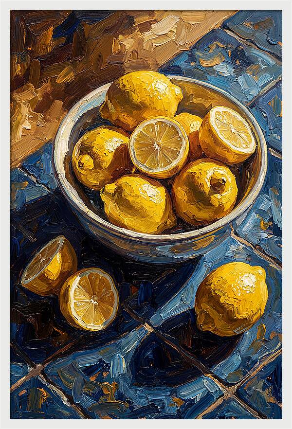 Bowl Of Fresh Lemons