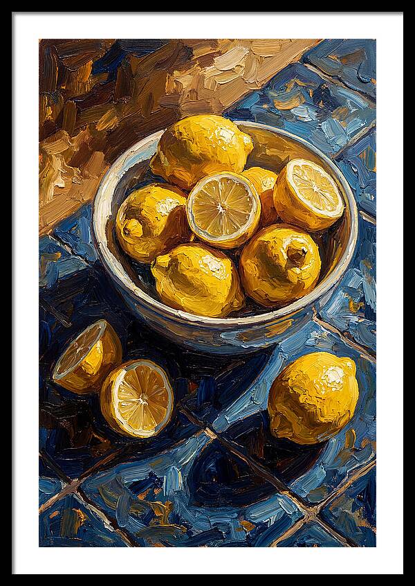Bowl Of Fresh Lemons