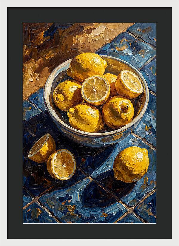 Bowl Of Fresh Lemons