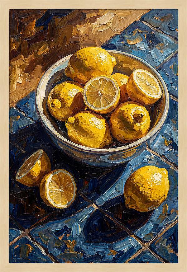 Bowl Of Fresh Lemons