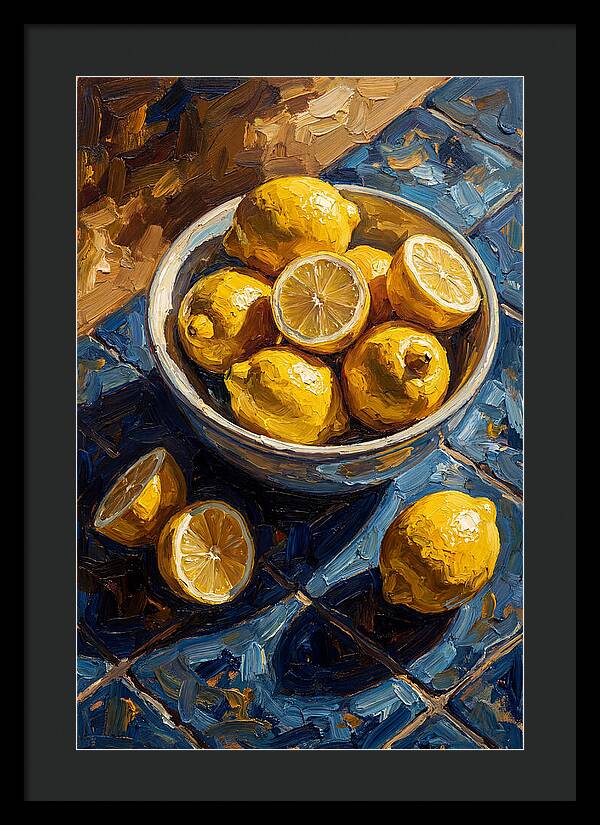 Bowl Of Fresh Lemons