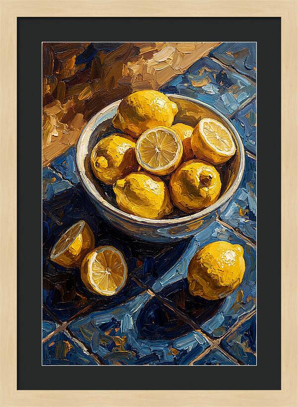 Bowl Of Fresh Lemons