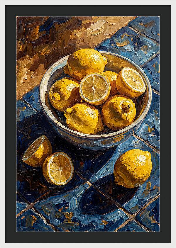 Bowl Of Fresh Lemons