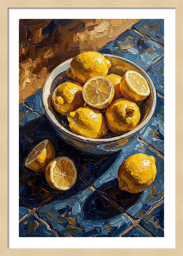 Bowl Of Fresh Lemons