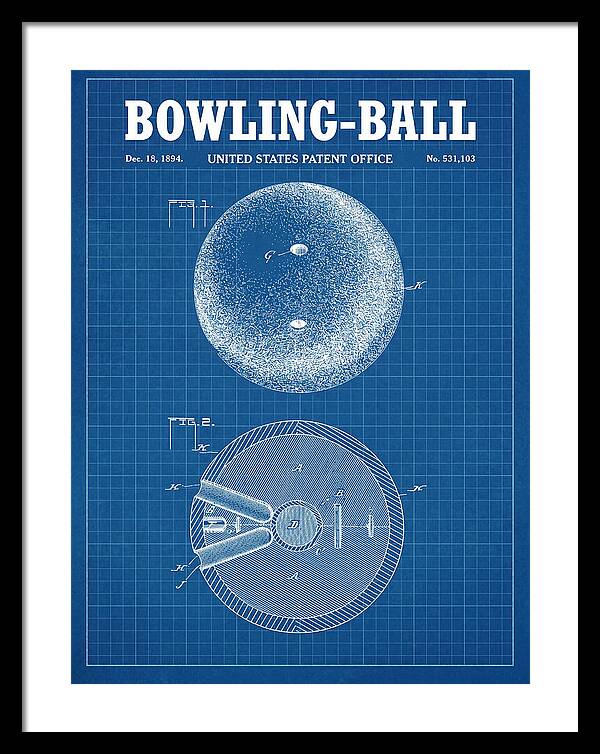 Bowling Ball Blueprint Patent Us531103a