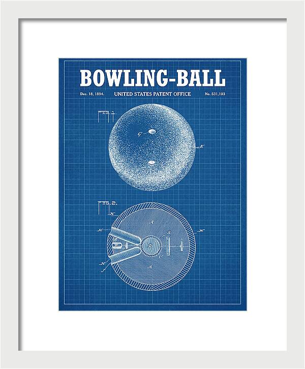 Bowling Ball Blueprint Patent Us531103a
