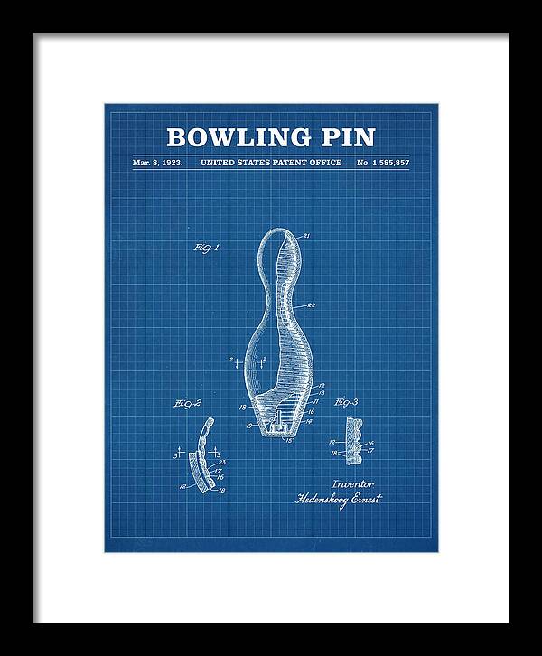 Bowling Pin Blueprint Patent Us1585857a