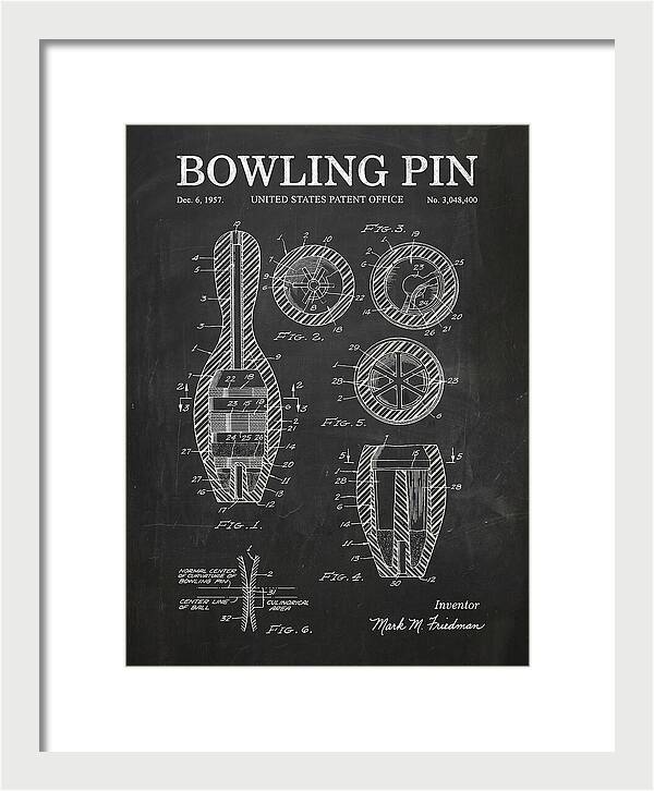 Bowling Pin Chalkboard Patent Us3048400a