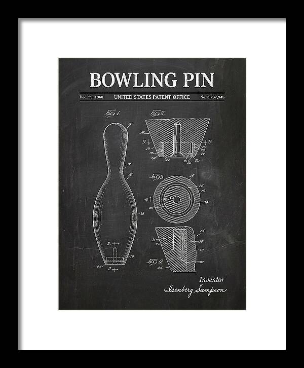Bowling Pin Chalkboard Patent Us3237945a