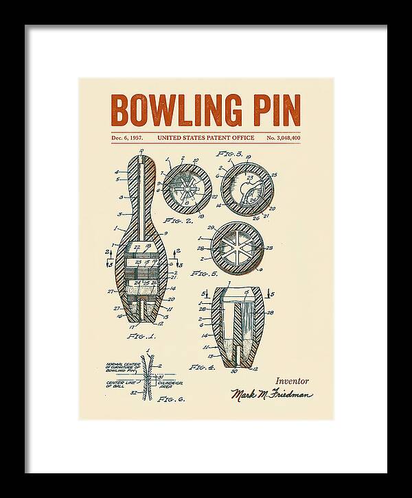 Bowling Pin Retro Patent Us3048400a