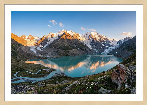 Bowman Lake Alpine Vista