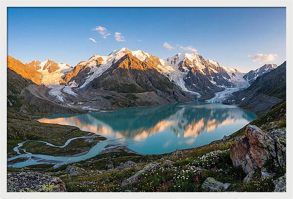 Bowman Lake Alpine Vista