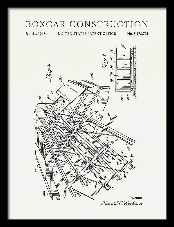 Boxcar Construction Minimalist Patent Us3478701