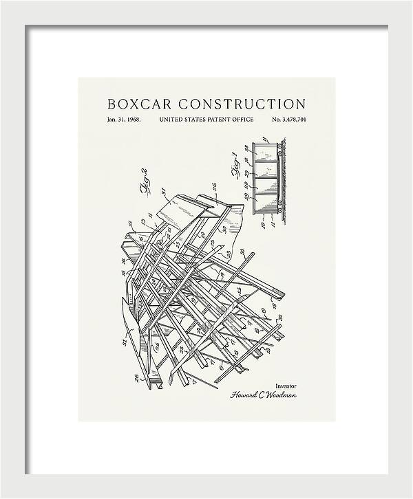 Boxcar Construction Minimalist Patent Us3478701