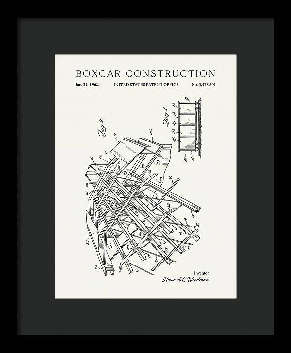 Boxcar Construction Minimalist Patent Us3478701
