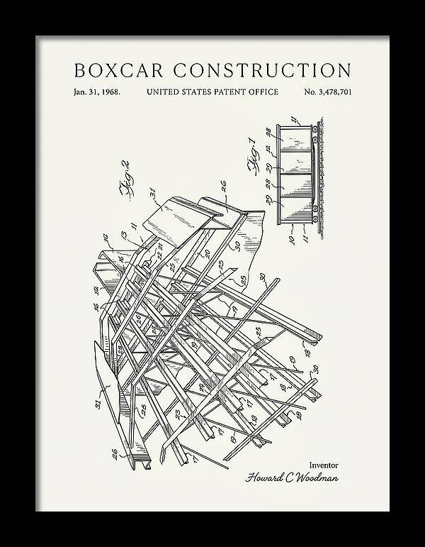 Boxcar Construction Minimalist Patent Us3478701