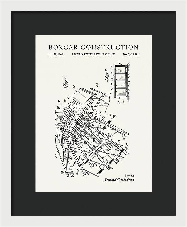 Boxcar Construction Minimalist Patent Us3478701