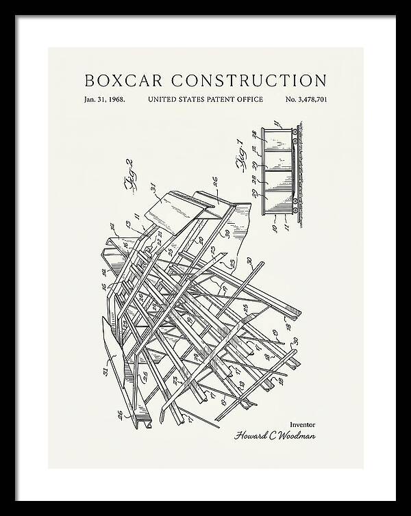 Boxcar Construction Minimalist Patent Us3478701