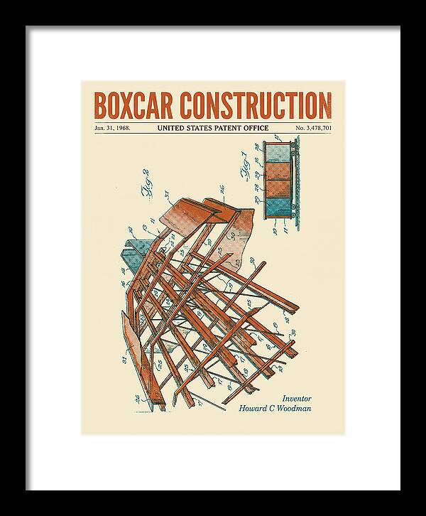 Boxcar Construction Retro Patent Us3478701
