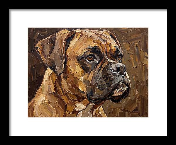 Boxer Dog Portrait