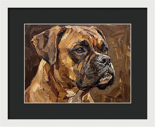 Boxer Dog Portrait