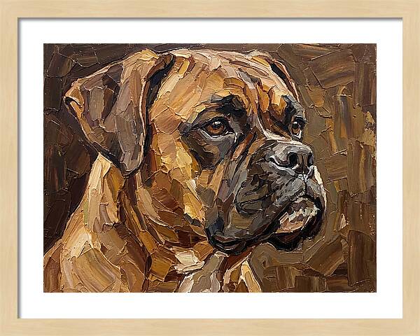Boxer Dog Portrait
