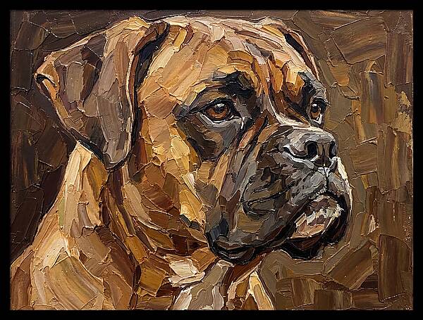 Boxer Dog Portrait
