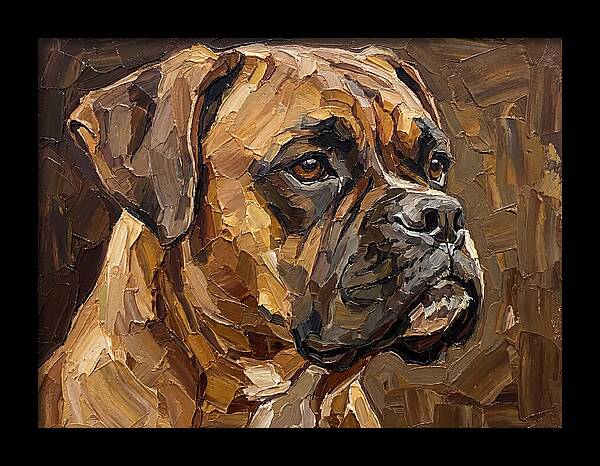 Boxer Dog Portrait