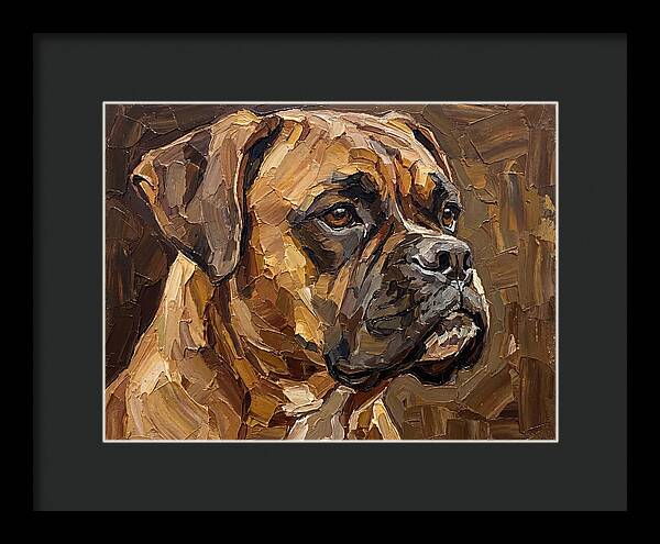 Boxer Dog Portrait