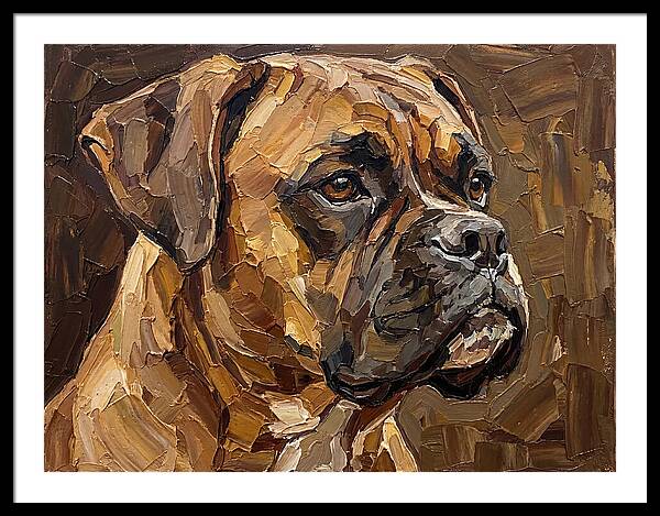 Boxer Dog Portrait