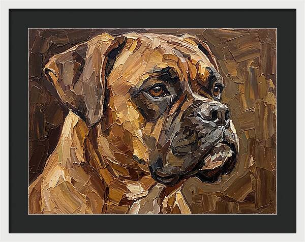 Boxer Dog Portrait