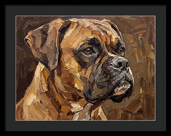 Boxer Dog Portrait