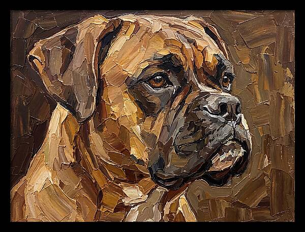 Boxer Dog Portrait