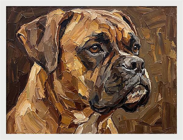 Boxer Dog Portrait