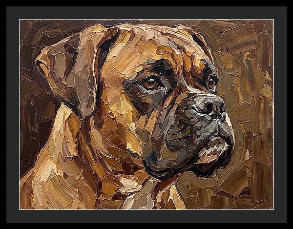 Boxer Dog Portrait