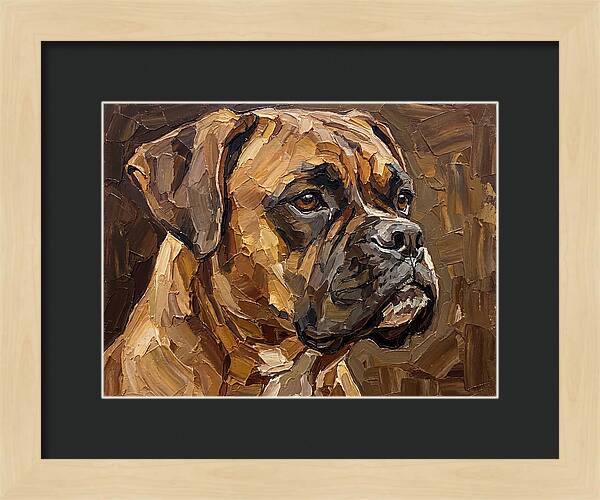 Boxer Dog Portrait