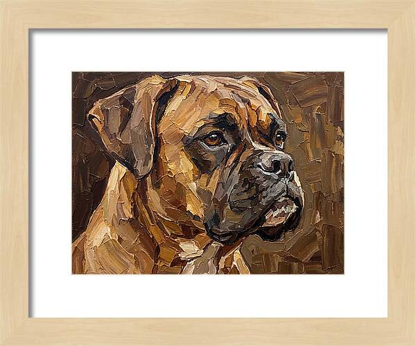 Boxer Dog Portrait