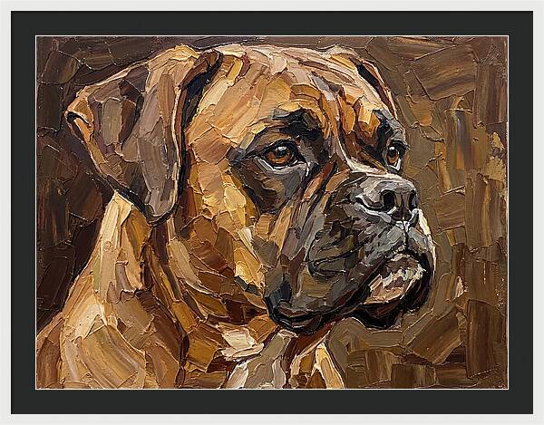Boxer Dog Portrait