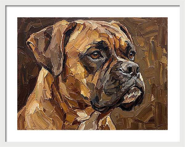 Boxer Dog Portrait