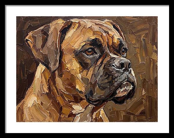 Boxer Dog Portrait