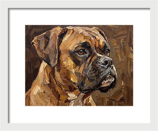 Boxer Dog Portrait