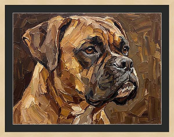 Boxer Dog Portrait
