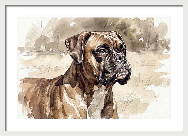 Boxer In Natural Light