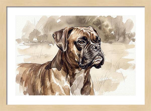 Boxer In Natural Light