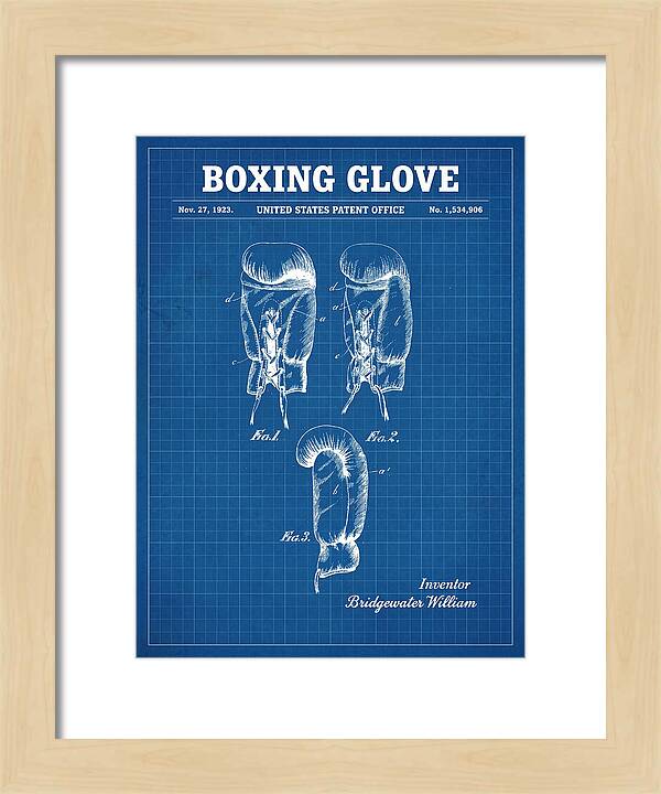 Boxing Glove Blueprint Patent Us1534906a